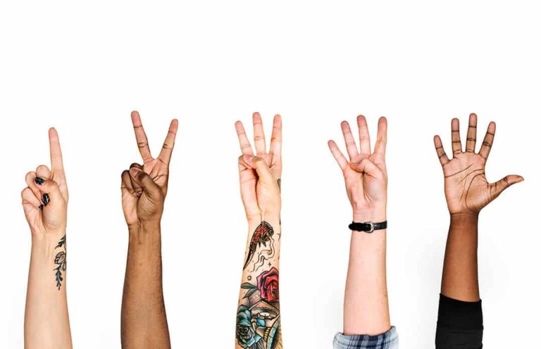 diversity-hands-with-numberic-sign-PQ56AJE