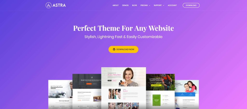 Astra theme free download