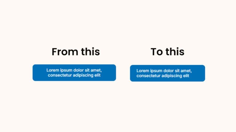 How to Fixed Centered Button Text in Elementor Banner
